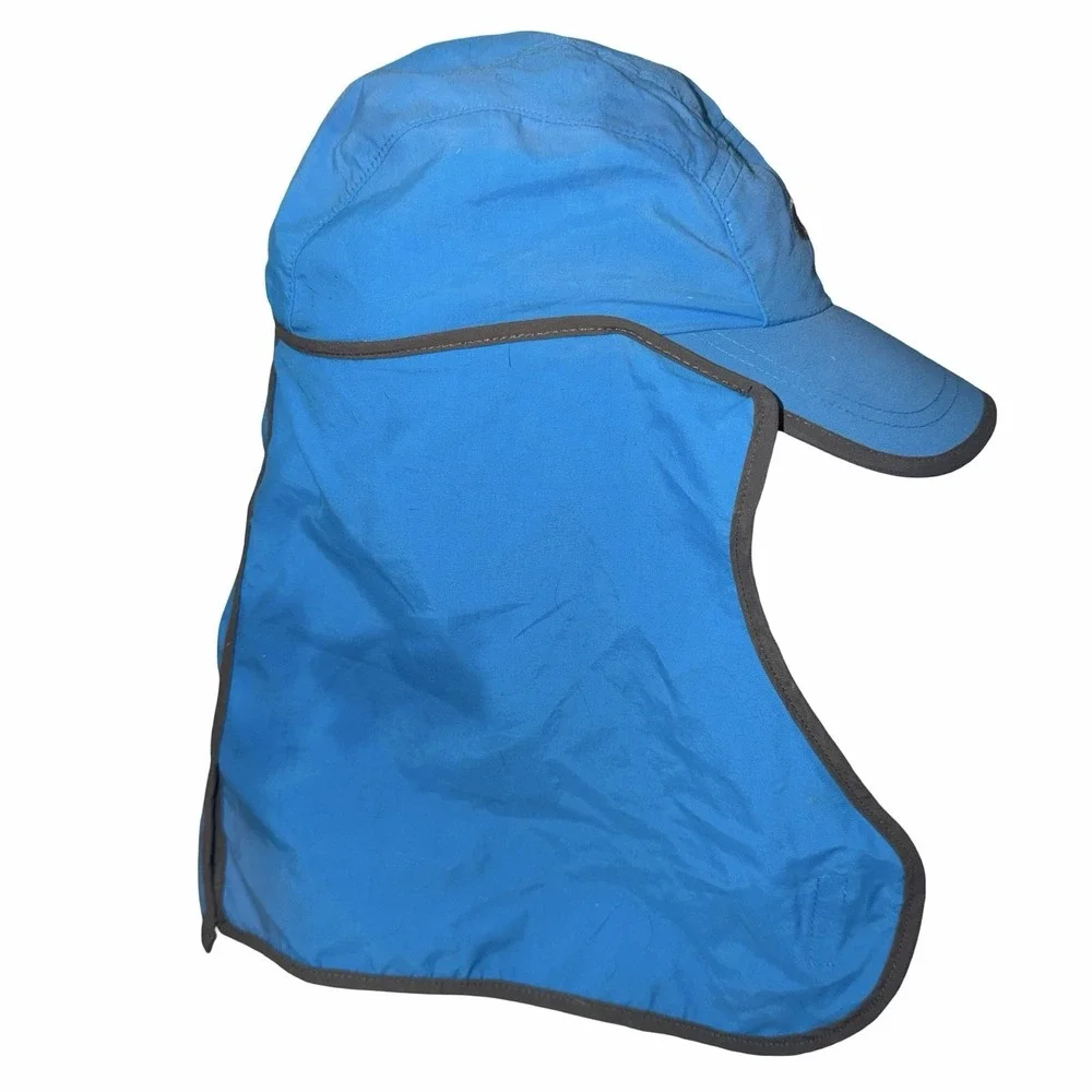 Outdoor‎ Research Sun Runner Cap in a bright blue color. 1-3yr Baby